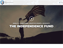 Tablet Screenshot of independencefund.org